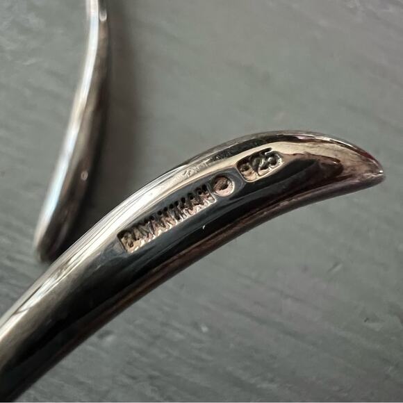 Bayanihan 925 Sterling Silver Open Collar Choker Necklace VINTAGE - Picture 8 of 8